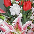 Red Rose Center-piece Arrangement